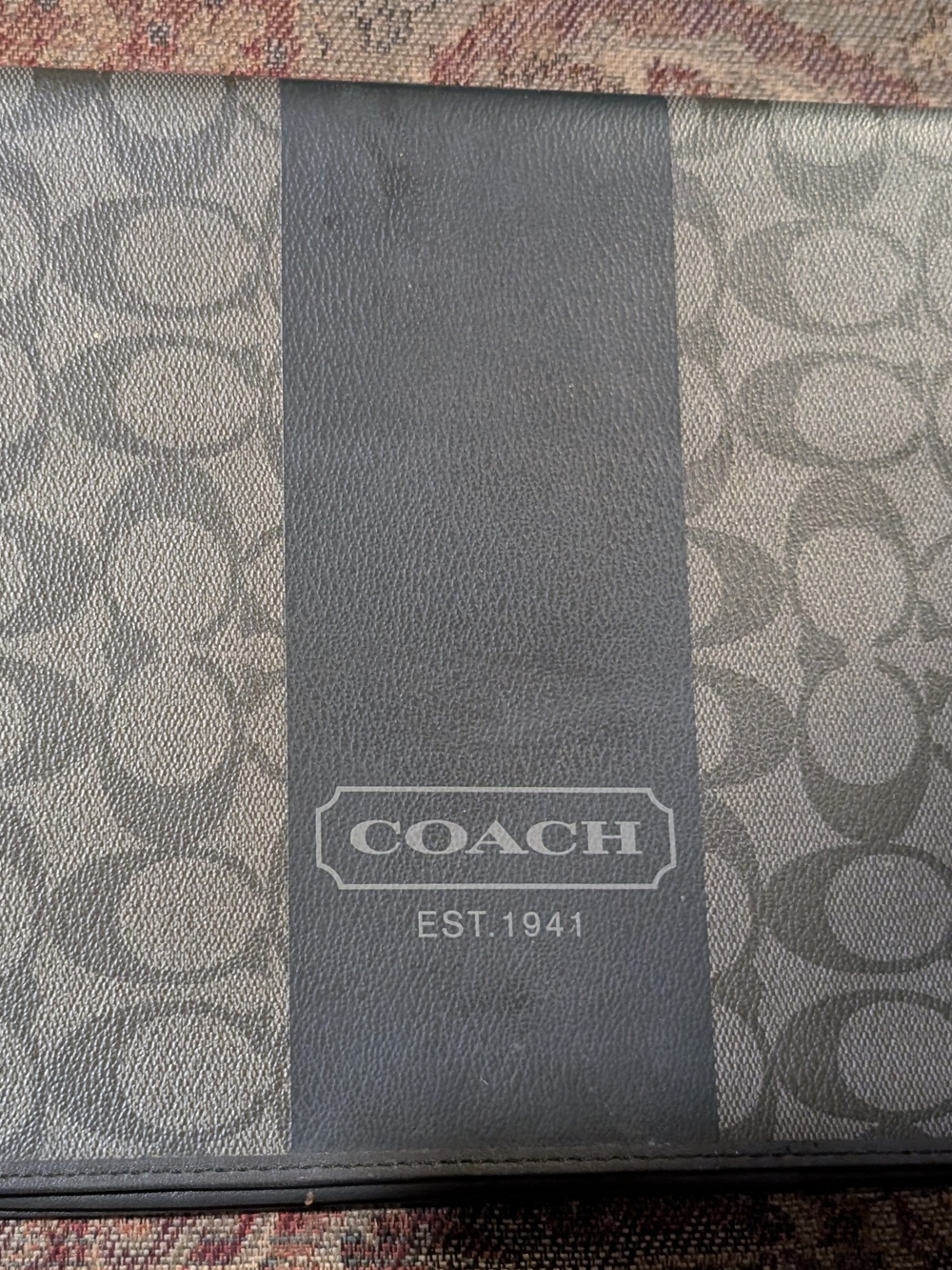 Coach Heritage Signature iPad Case